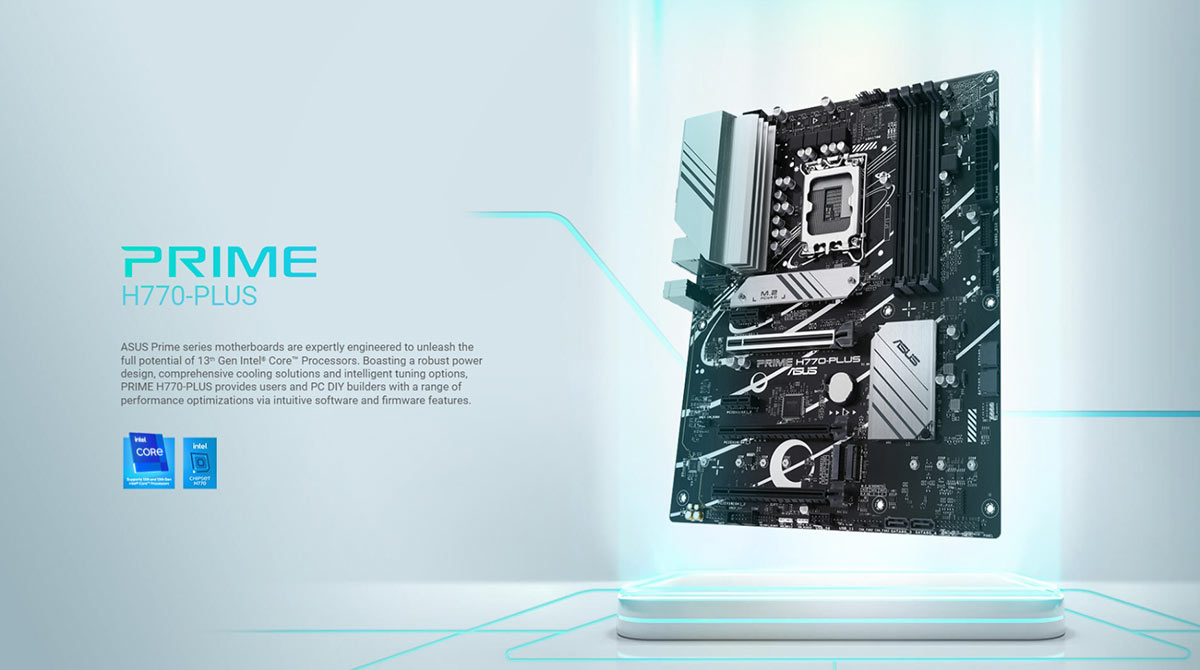 ASUS Prime H770-PLUS Intel 13th Gen ATX Motherboard Price in Bangladesh